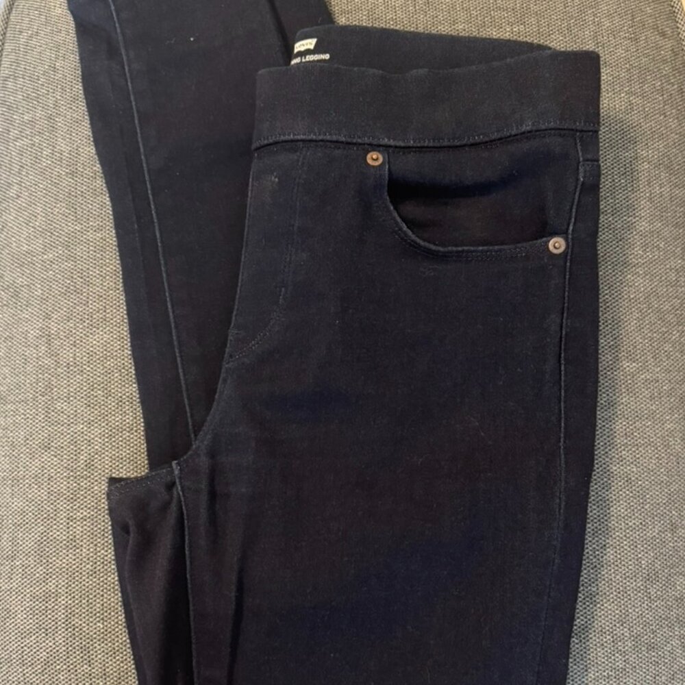 Levi's Dark Blue Love You Rinse (Waterless) Shaping Leggings size 28